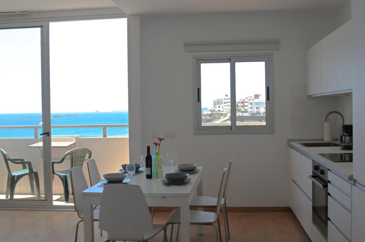 Vista Playa Y Mar - Sea View, Wifi And Ac Apartamento Melenara Exterior foto