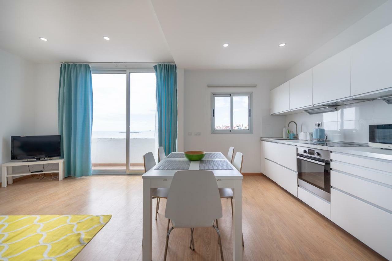 Vista Playa Y Mar - Sea View, Wifi And Ac Apartamento Melenara Exterior foto